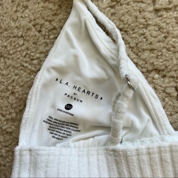 PacSun White Ribbed Bikini - Picture 6 of 12